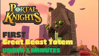 How To Get The First Greatbeast Totem - Portal Knights