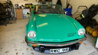 Triumph Spitfire 1500 New mirrors and more