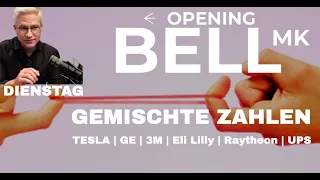 Gemischte Zahlen und Tesla, GE, 3M, UPS.