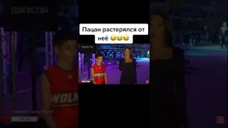 Юный борец растерялся от Журналистки 😂