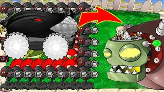 99 Doom Cob Cannon Gatling Pea vs Gargantuar Dr.Zomboss - Plants vs Zombies Hack