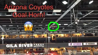 Arizona Coyotes Goal Horn Live! Vs San Jose Sharks (Mar 30, 2022)