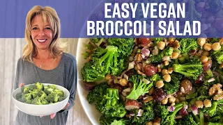 Easy Vegan Broccoli Salad| Kathy's Vegan Kitchen