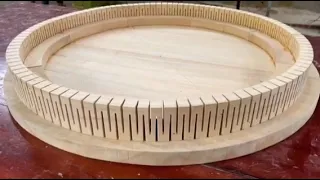 Video Tutorial To build A Table With Amazing Curves Will Make You Satisfied - Skillful wood...