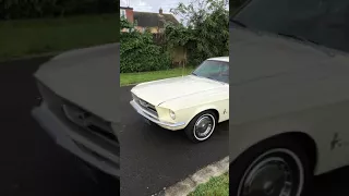 1967 Ford Mustang 289 with duel cherry bomb exhaust sound