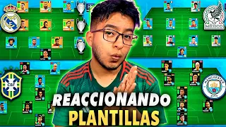 🤩REACCIONANDO a "Los MEJORES EQUIPOS Y SELECCIONES" de Mis SUSCRIPTORES en DLS 24🔥