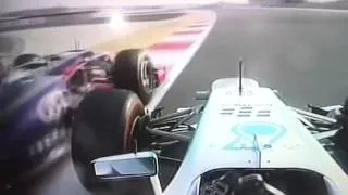 F1 Bahrain GP 2013 - Lewis Hamilton vs Mark Webber 21.04.2013