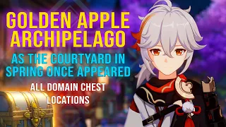 Golden Apple Archipelago | Kazuha Domain Chest Locations | Summertime Odyssey (Genshin Impact 2.8)