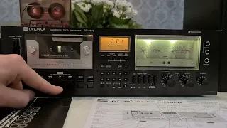 Sharp Optonica RT-3838  Cassette Deck,  Electronic tape processor