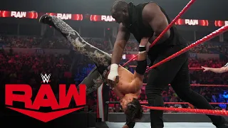 John Morrison vs. Omos: Raw, Aug. 30, 2021