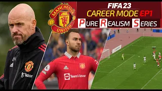 [TTB] FIFA 23 CAREER EP 1 - MAN UNITED PRE SEASON KICKS OFF! - PURE REALISM MANUAL SERIES!