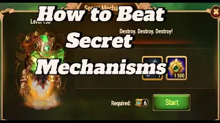 How To Beat Secret Mechanisms  - Lara's Glory - Lara Croft Event - Hero Wars: Dominion Era
