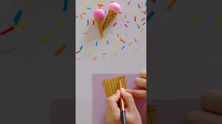 Paper Icecrem Cone | Paper Toys | Craft ideas 💡