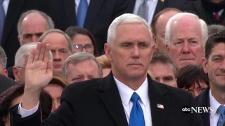 Mike Pence Takes Oath of Office | ABC News