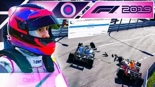 F1 2019 КАРЬЕРА - АГРЕССИВНАЯ ГОНКА С ПРИКОЛОМ #132