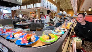 $50 Conveyor Belt Sushi in Japan - Waited in Line for 1 Hour!