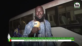 Arrivée Caravane Mayumba Sur les traces de l'exil de Cheikh Ahmadou Bamba au Gabon 2022