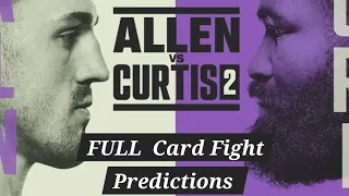 UFC Fight Night Allen vs Curtis 2 [Full Card]|Fight Predictions