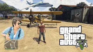 GTA 5 story mode #47"Minor Turbulence" | Trevor Flying Cargo Plane |