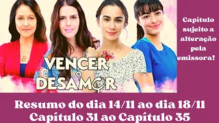 VENCER O DESAMOR - Resumo da Semana 14/11 a 18/11 #resumo #resumodasemana #sbtnovelas #novelaresumo