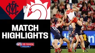 Melbourne v Sydney Highlights | Round 22, 2019 | AFL