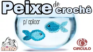 🐟Peixe de crochê para aplicar - Passo a passo