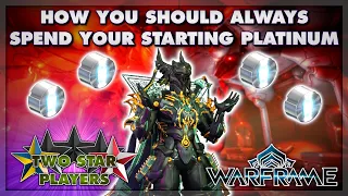 What you should ALWAYS spend your 50 starting Platinum on in Warframe | Two Star Players