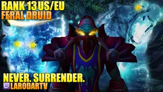 LARODAR 🐯WOW CLASSIC 60 FERAL DRUID PVP (R13 Ranking Video in EU Phase5 pre-Naxxramas)