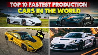 Top 10 Fastest Production Cars in the WORLD!!!!