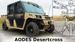 Мотовездеход Aodes DesertCross - маленький Hummer в обзоре Григория Алёшина