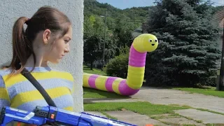 GIRL VS REAL LIFE SLITHER.IO live action VFX short film