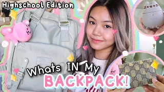 WHATS IN MY BACKPACK! 🧸🎒 *highschool edition*