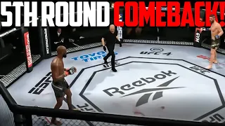 The GREATEST 5th Round In UFC 4 History!