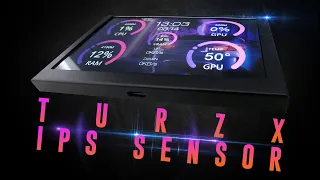 TURZX 5 Inch IPS Turing Smart Screen Sensor Panel - PC Stats No AIDA64 Required