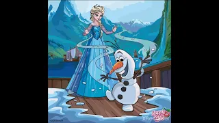 Happy Color | Paint By Number | Color By Number | Disney | Frozen #4