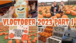 VLOGTOBER 2023 PART 1 | Pumpkin picking, spooky shopping and returning to work after mat leave!