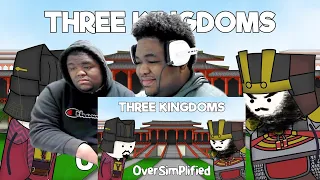 (Twins React) to The Three Kingdoms - OverSimplified REACTION