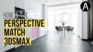 How to use Perspective Match in 3dsmax