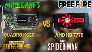 Nvidia Quadro k620 VS AMD HD 7770 - Which One is Better for Gaming?