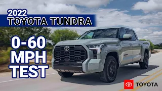 How quick is the 2022 Toyota Tundra? #shorts