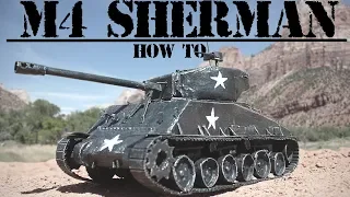 Cardboard WWII M4 Sherman (Fury Tank) | How To