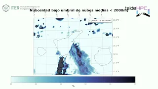 Tenerife Cloud cover forecast: 20240426