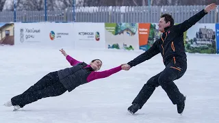 Мастер-класс фигуристов Марии Петровой и Алексея Тихонова