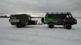 Mini off road trailer in action (part 1) Внедорожный прицеп в действии (Часть 1)