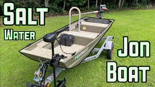 Salt Water Jon Boat - The Ultimate 1232 Redfish Stalking Machine
