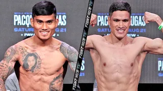 MARK MAGSAYO VS JULIO CEJA | FULL WEIGH-IN & FACE OFF VIDEO