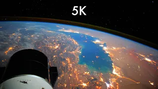 The artificial lights of our Planet Earth from SPACE (5K)