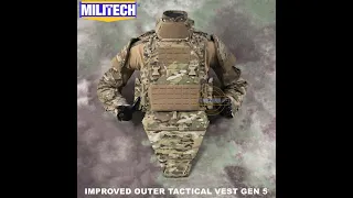 MILITECH's Improved Outer Tactical Vest IOTV Gen5 Quick Release Full Body Armor Ballistic Vest