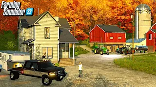 LOST THE FARM, SETTING UP OUR LOW KEY ELMCREEK RANCH | FARMING SIMULATOR 22