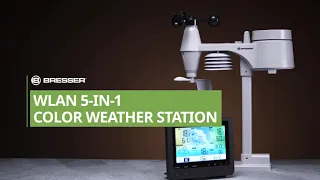BRESSER WIFI color weather center with 5in1 profi sensor
